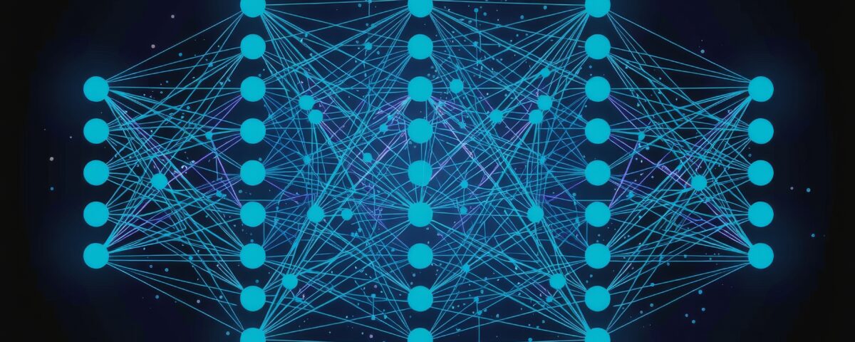 Illustration of a deep neural network used in machine learning for anomaly detection in industrial rotating equipment
